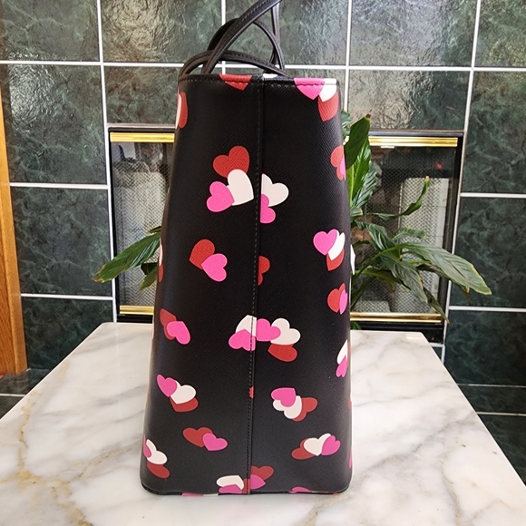 Kate Spade Margareta Flutter Hearts Tote Bag - Picture 6 of 12